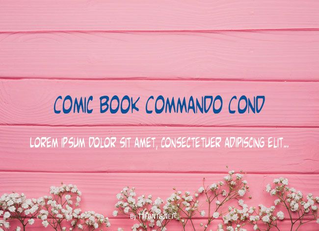 Comic Book Commando Cond example